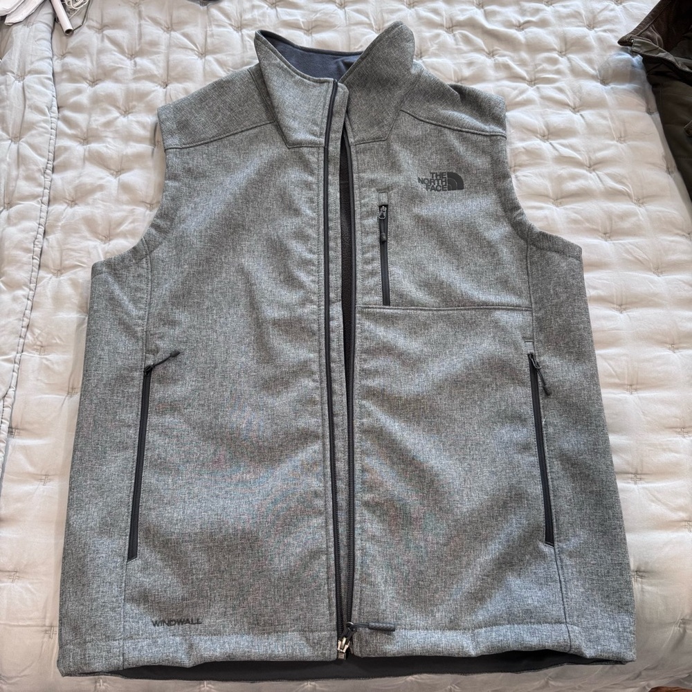 The North Face Men's Heather Gray Apex Bionic WindWall Vest